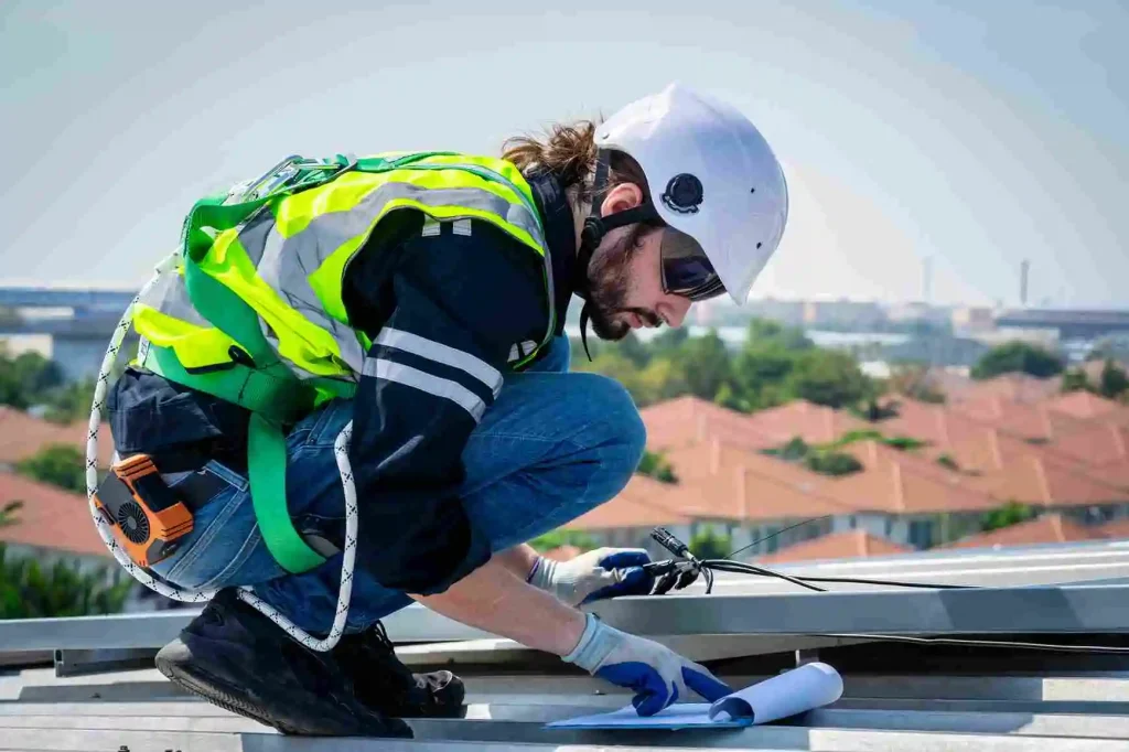 ROOF material inspection