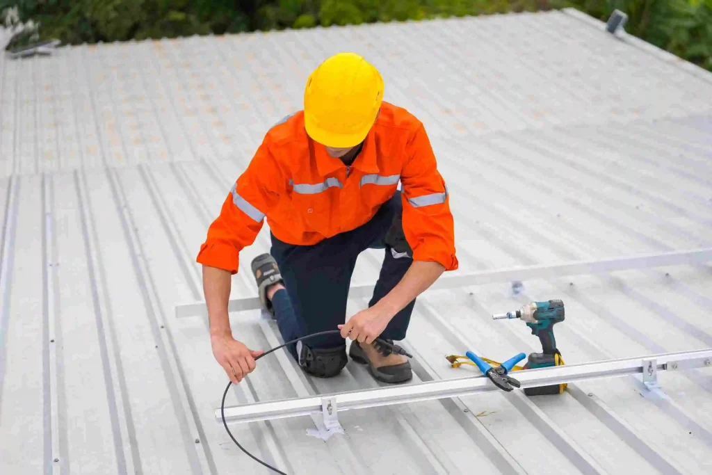 Moisture Probe roof survey 