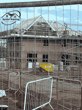 New Open Gable roof Installation 2 Open Gable Roof Installation