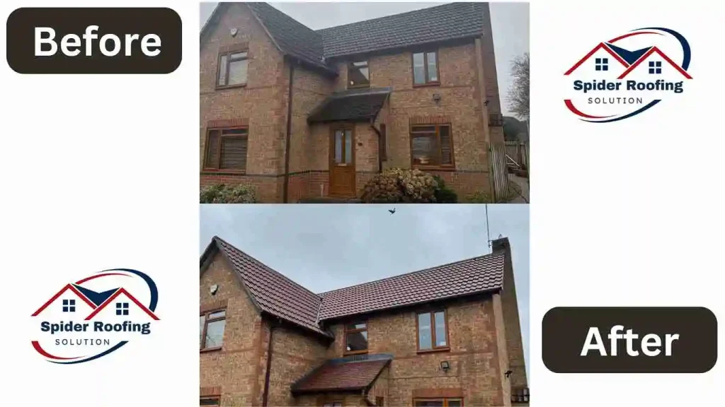 Case Study: Roof Cleaning by Spider Roofing Solutions in Romford 2 Roof Cleaning by Spider Roofing Solutions in Romford